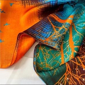 Satin Large Shawl Women’s Silk Scarf